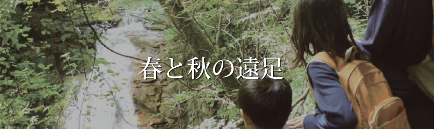 春と秋の遠足