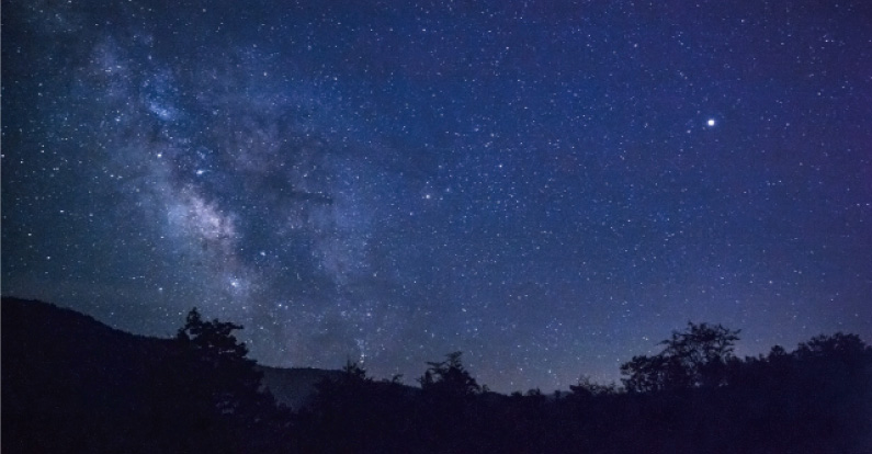 満天の星