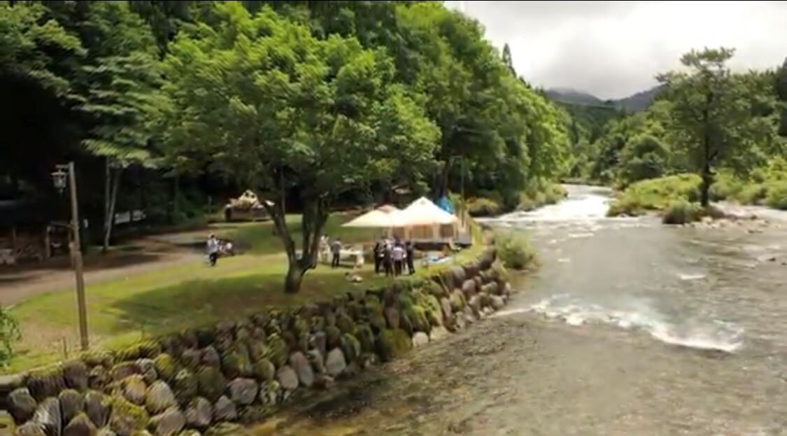 貸し切りの様子（キャンプ場向き）